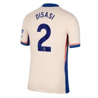 Camiseta Chelsea Axel Disasi #2 Segunda Equipación Replica 2024-25 mangas cortas